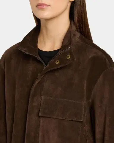 Nili Lotan Dominic Calfskin Suede Jacket | Thumbnail 5 Nili Lotan Dominic Calfskin Suede Jacket | Thumbnail 5