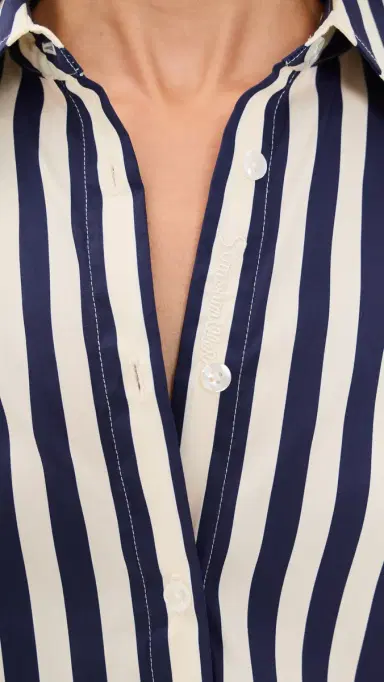 SIMONMILLER Inna Poplin Maxi Dress Cobalt Stripe Combo | Thumbnail 6 SIMONMILLER Inna Poplin Maxi Dress Cobalt Stripe Combo | Thumbnail 6