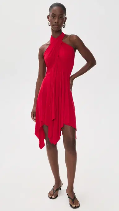 Norma Kamali Convertible Dress Tiger Red | Thumbnail 2 Norma Kamali Convertible Dress Tiger Red | Thumbnail 2