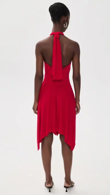 Norma Kamali Convertible Dress Tiger Red | Thumbnail 3 Norma Kamali Convertible Dress Tiger Red | Thumbnail 3
