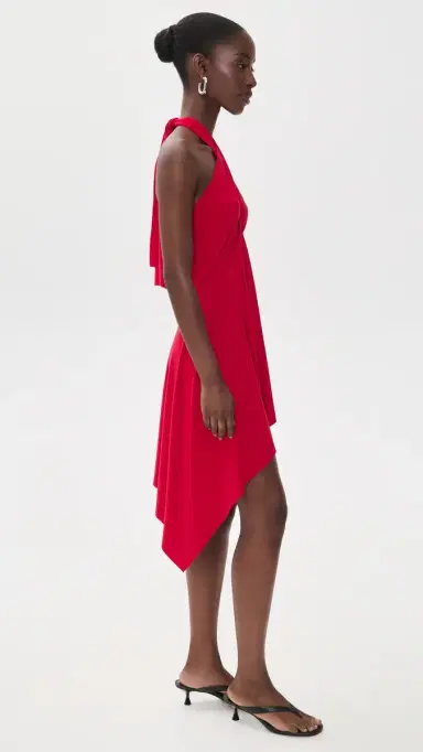Norma Kamali Convertible Dress Tiger Red | Thumbnail 4 Norma Kamali Convertible Dress Tiger Red | Thumbnail 4