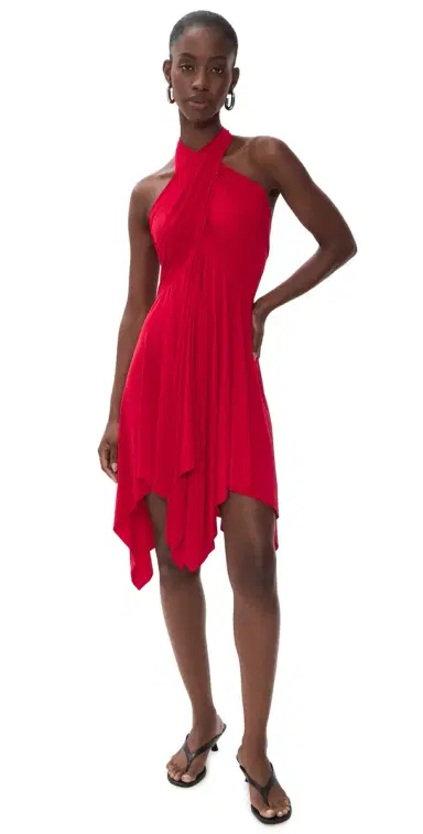 Norma Kamali Convertible Dress Tiger Red | Thumbnail 1 Norma Kamali Convertible Dress Tiger Red | Thumbnail 1