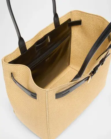 Tom Ford Audrey Large Raffia Tote Bag | Thumbnail 4 Tom Ford Audrey Large Raffia Tote Bag | Thumbnail 4