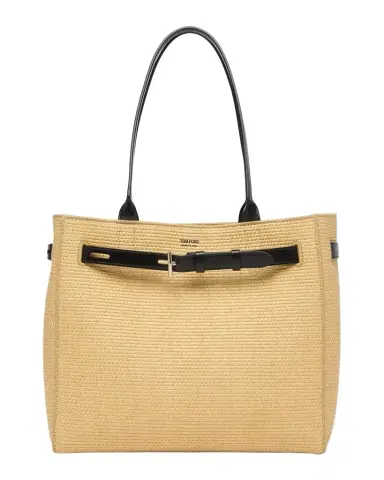 Tom Ford Audrey Large Raffia Tote Bag | Thumbnail 1 Tom Ford Audrey Large Raffia Tote Bag | Thumbnail 1