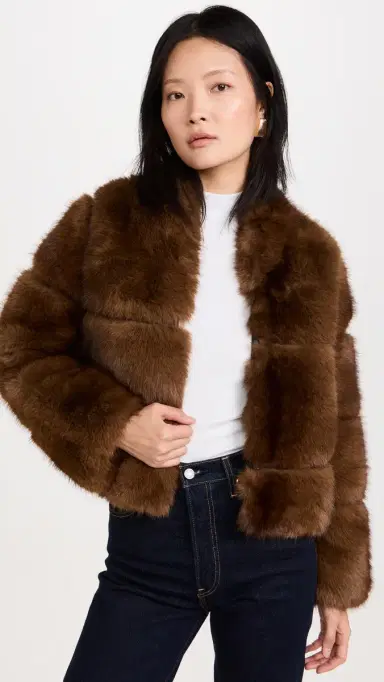 Apparis ai Short Coat Mink | Thumbnail 2 Apparis ai Short Coat Mink | Thumbnail 2