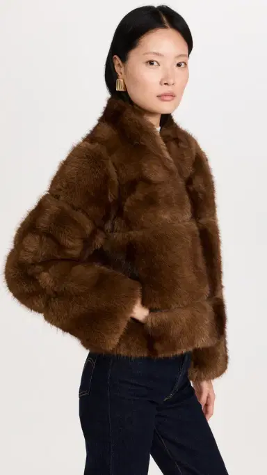 Apparis ai Short Coat Mink | Thumbnail 4 Apparis ai Short Coat Mink | Thumbnail 4