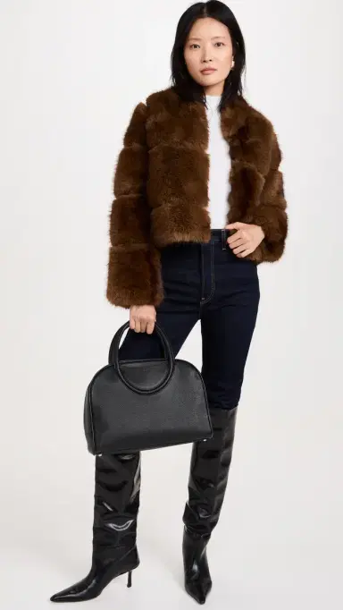 Apparis ai Short Coat Mink | Thumbnail 5 Apparis ai Short Coat Mink | Thumbnail 5