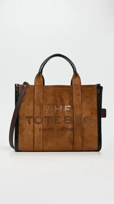 Marc Jacobs The Suede Medium Tote Bag Copper One Size | Thumbnail 2 Marc Jacobs The Suede Medium Tote Bag Copper One Size | Thumbnail 2