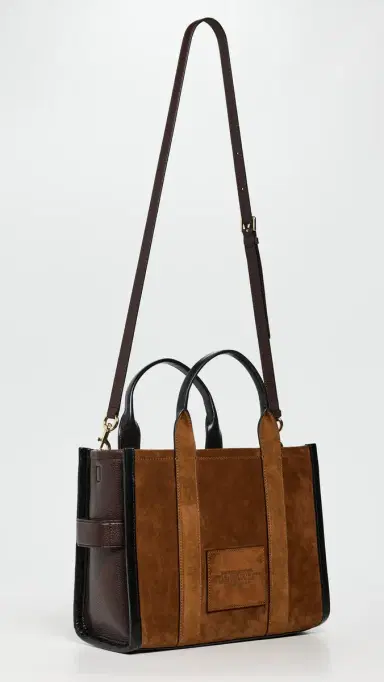 Marc Jacobs The Suede Medium Tote Bag Copper One Size | Thumbnail 4 Marc Jacobs The Suede Medium Tote Bag Copper One Size | Thumbnail 4