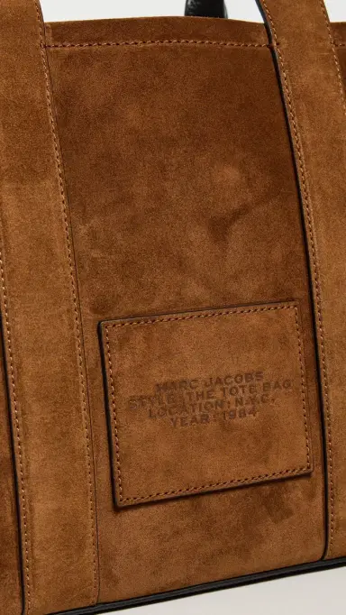 Marc Jacobs The Suede Medium Tote Bag Copper One Size | Thumbnail 5 Marc Jacobs The Suede Medium Tote Bag Copper One Size | Thumbnail 5