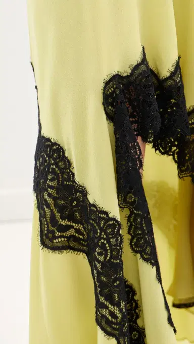 Christopher Esber Cutaway Lace Gathered Tank Silk Dress | Thumbnail 6 Christopher Esber Cutaway Lace Gathered Tank Silk Dress | Thumbnail 6