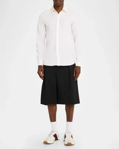 Gucci Men's Tempo Suede Low-Top Sneakers | Thumbnail 3 Gucci Men's Tempo Suede Low-Top Sneakers | Thumbnail 3