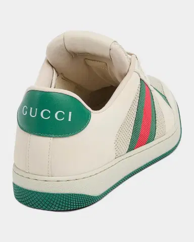 Gucci Men's Screener Leather & Mesh Low-Top Sneakers | Thumbnail 2 Gucci Men's Screener Leather & Mesh Low-Top Sneakers | Thumbnail 2