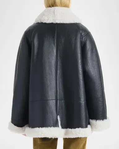 Altuzarra Blake Lamb Shearling Oversized Coat | Thumbnail 3 Altuzarra Blake Lamb Shearling Oversized Coat | Thumbnail 3