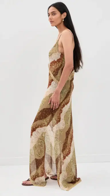 LIONESS elrose Maxi Dress Vintage Floral | Thumbnail 4 LIONESS elrose Maxi Dress Vintage Floral | Thumbnail 4