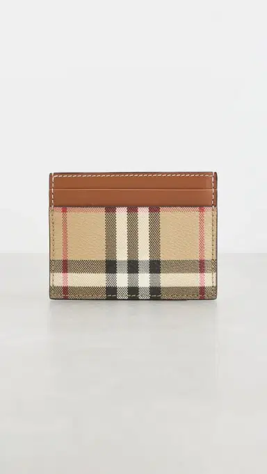 Burberry Sandon Card Case Vintage Check/Briar Brown One Size | Thumbnail 2 Burberry Sandon Card Case Vintage Check/Briar Brown One Size | Thumbnail 2