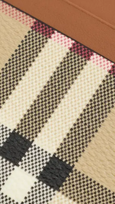 Burberry Sandon Card Case Vintage Check/Briar Brown One Size | Thumbnail 4 Burberry Sandon Card Case Vintage Check/Briar Brown One Size | Thumbnail 4