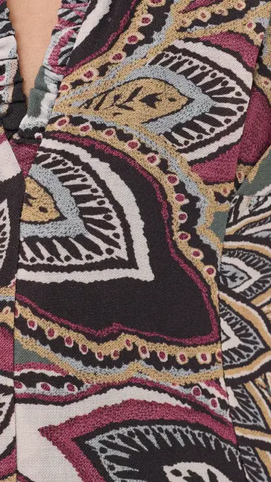 Farm Rio Tapestry Flowers Maxi Dress Tapestry Flower Dark Green | Thumbnail 6 Farm Rio Tapestry Flowers Maxi Dress Tapestry Flower Dark Green | Thumbnail 6