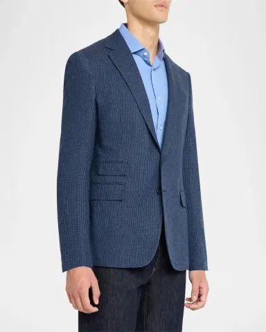 Ralph Lauren Purple Label Men's Kent Handmade Houndstooth Sport Coat | Thumbnail 4 Ralph Lauren Purple Label Men's Kent Handmade Houndstooth Sport Coat | Thumbnail 4