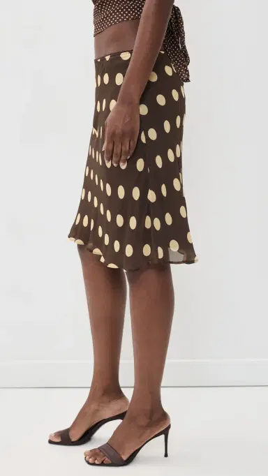 With Jean Penny Skirt Yellow Dot | Thumbnail 5 With Jean Penny Skirt Yellow Dot | Thumbnail 5