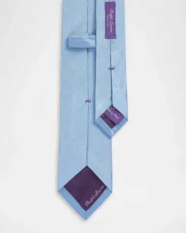 Ralph Lauren Purple Label Men's Peau de Soie Tie | Thumbnail 2 Ralph Lauren Purple Label Men's Peau de Soie Tie | Thumbnail 2