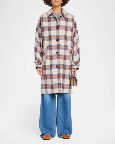 Veronica Beard Laurent Plaid Dickey Coat | Thumbnail 2 Veronica Beard Laurent Plaid Dickey Coat | Thumbnail 2