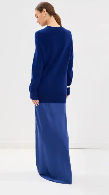 Christopher Esber onument Long Silk Dress Ink | Thumbnail 3 Christopher Esber onument Long Silk Dress Ink | Thumbnail 3