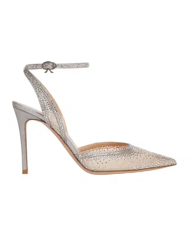 Gianvito Rossi 95mm Burma Embellished Mesh Pumps | Thumbnail 1 Gianvito Rossi 95mm Burma Embellished Mesh Pumps | Thumbnail 1