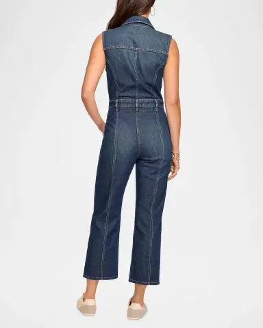 Ramy Brook Jessie Cropped Denim Jumpsuit | Thumbnail 3 Ramy Brook Jessie Cropped Denim Jumpsuit | Thumbnail 3
