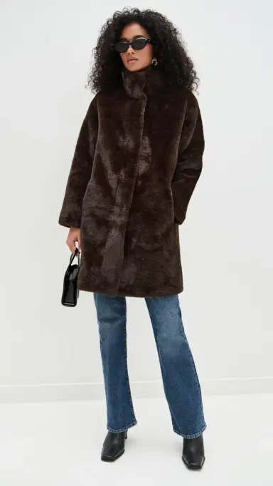 Apparis Blair Coat Espresso | Thumbnail 2 Apparis Blair Coat Espresso | Thumbnail 2
