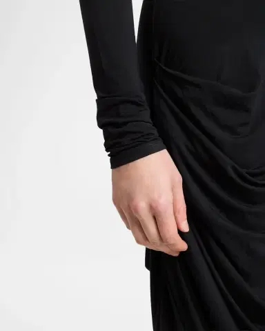 Proenza Schouler Imogen Draped Turtleneck Dress | Thumbnail 5 Proenza Schouler Imogen Draped Turtleneck Dress | Thumbnail 5