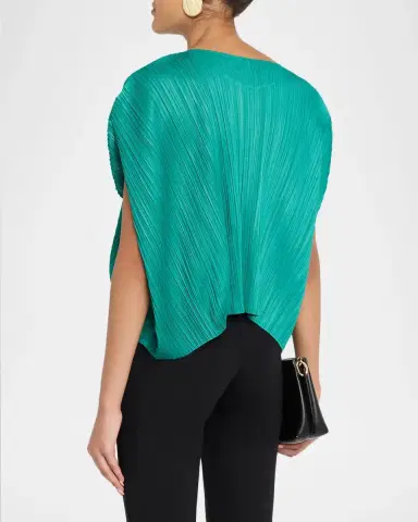 Issey Miyake Monthly Colors: July Pleats Short-Sleeve Top | Thumbnail 3 Issey Miyake Monthly Colors: July Pleats Short-Sleeve Top | Thumbnail 3