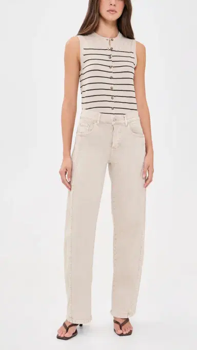 Le Jean Nomad Tuck Jeans Desert Sands | Thumbnail 5 Le Jean Nomad Tuck Jeans Desert Sands | Thumbnail 5