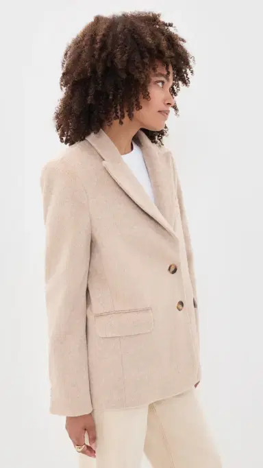 Joe's Jeans The Boyfriend Faux Fur Blazer tone | Thumbnail 4 Joe's Jeans The Boyfriend Faux Fur Blazer tone | Thumbnail 4