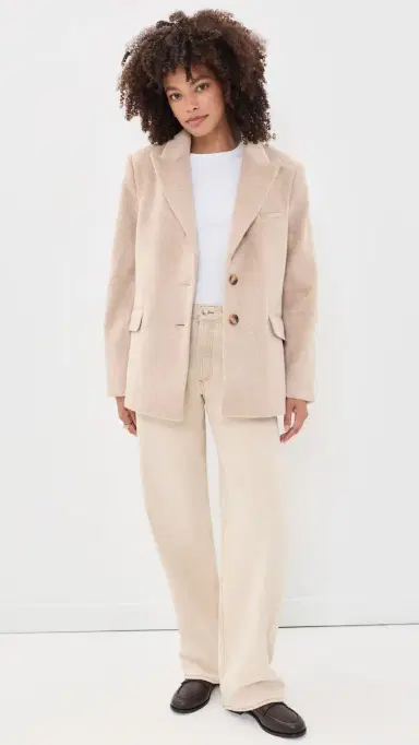 Joe's Jeans The Boyfriend Faux Fur Blazer tone | Thumbnail 5 Joe's Jeans The Boyfriend Faux Fur Blazer tone | Thumbnail 5