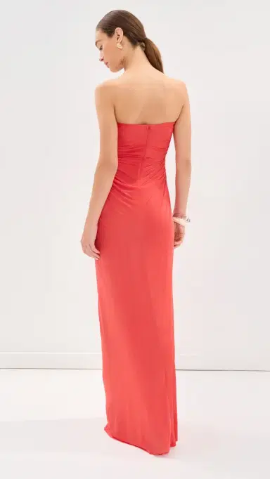 Christopher Esber Helix Crystal Strapless Gown Paprika | Thumbnail 4 Christopher Esber Helix Crystal Strapless Gown Paprika | Thumbnail 4