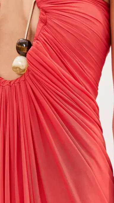 Christopher Esber Helix Crystal Strapless Gown Paprika | Thumbnail 6 Christopher Esber Helix Crystal Strapless Gown Paprika | Thumbnail 6