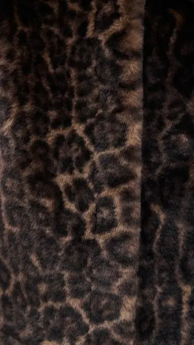 Apparis Elis Faux Fur eopard Print Coat Dark eopard | Thumbnail 6 Apparis Elis Faux Fur eopard Print Coat Dark eopard | Thumbnail 6