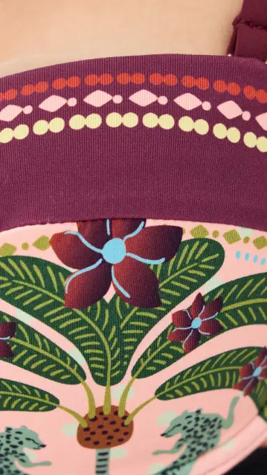 BEACH RIOT Nani Bikini Top Deep Jungle | Thumbnail 6 BEACH RIOT Nani Bikini Top Deep Jungle | Thumbnail 6