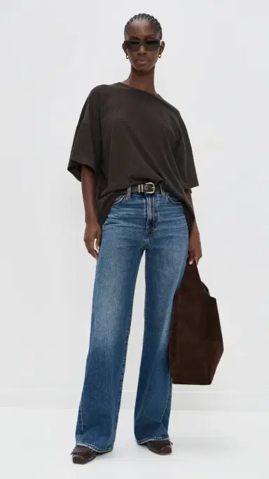 Citizens of Humanity Cape Tee Chocolate | Thumbnail 5 Citizens of Humanity Cape Tee Chocolate | Thumbnail 5