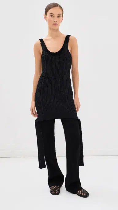 Aisling Camps Obi lip Dress Black | Thumbnail 6 Aisling Camps Obi lip Dress Black | Thumbnail 6