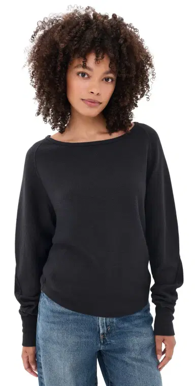 Free People Jess Thermal Tee | Thumbnail 1 Free People Jess Thermal Tee | Thumbnail 1