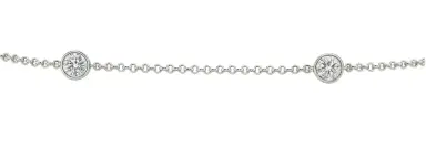 Wish Fine Jewelry 0.75ct Diamond 18K Gold Chain Bracelet | Thumbnail 1 Wish Fine Jewelry 0.75ct Diamond 18K Gold Chain Bracelet | Thumbnail 1