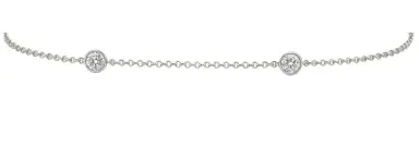 Wish Fine Jewelry 0.80ct Diamond 18K Gold Chain Bracelet | Thumbnail 1 Wish Fine Jewelry 0.80ct Diamond 18K Gold Chain Bracelet | Thumbnail 1