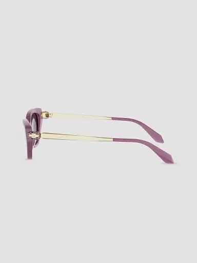 BVLGARI Women's Serpenti Forever 52MM Cat-Eye Sunglasses - Violet Black | Thumbnail 3 BVLGARI Women's Serpenti Forever 52MM Cat-Eye Sunglasses - Violet Black | Thumbnail 3