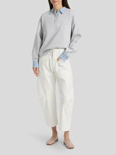 RAILS Women's Zavier Cotton Layered Sweatshirt - Heather Grey - Size XS | Thumbnail 2 RAILS Women's Zavier Cotton Layered Sweatshirt - Heather Grey - Size XS | Thumbnail 2