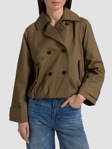 RAILS Women's Jett Double-Breasted Trench Coat - Olive - Size XS | Thumbnail 3 RAILS Women's Jett Double-Breasted Trench Coat - Olive - Size XS | Thumbnail 3
