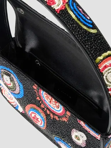 Staud Women's Tommy Agate Beaded Shoulder Bag | Thumbnail 3 Staud Women's Tommy Agate Beaded Shoulder Bag | Thumbnail 3