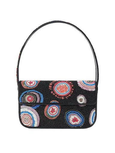Staud Women's Tommy Agate Beaded Shoulder Bag | Thumbnail 1 Staud Women's Tommy Agate Beaded Shoulder Bag | Thumbnail 1