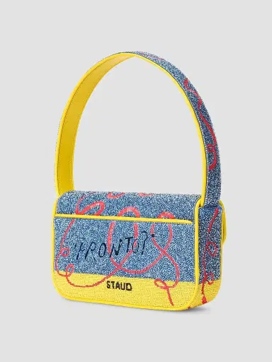 Staud Women's Tommy Beaded Shoulder Bag | Thumbnail 2 Staud Women's Tommy Beaded Shoulder Bag | Thumbnail 2